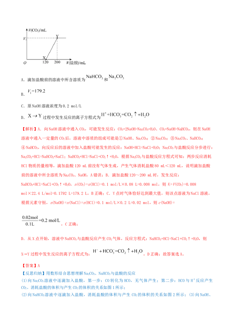 第07讲钠及其重要化合物（精讲）-2022年一轮复习讲练测（解析版）_05高考化学_新高考复习资料_2022年新高考资料_2022年高考化学一轮复习讲练测