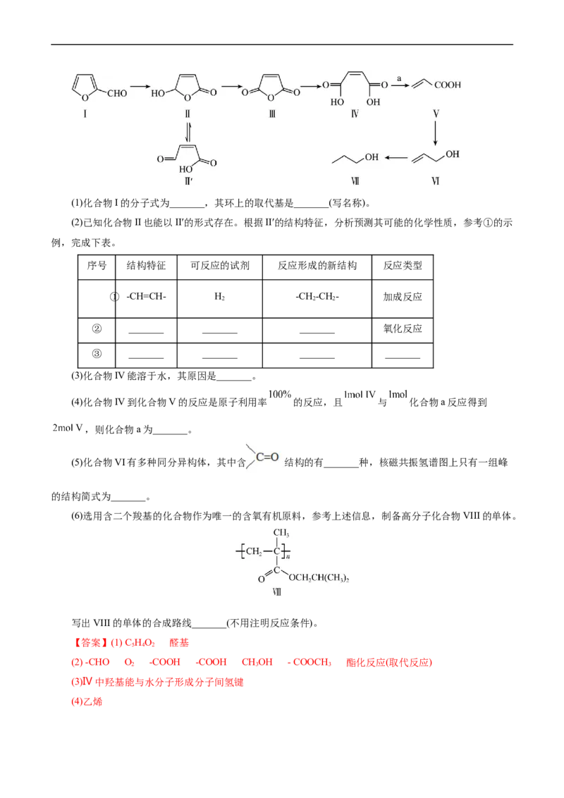 考点40有机合成(核心考点精讲精练)_05高考化学_通用版（老高考）复习资料_2024年复习资料_完备战2024年高考化学一轮复习考点帮（全国通用）_考点40有机合成（核心考点精讲精练）