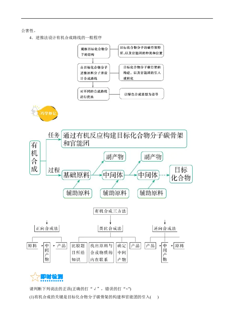考点40有机合成(核心考点精讲精练)_05高考化学_通用版（老高考）复习资料_2024年复习资料_完备战2024年高考化学一轮复习考点帮（全国通用）_考点40有机合成（核心考点精讲精练）