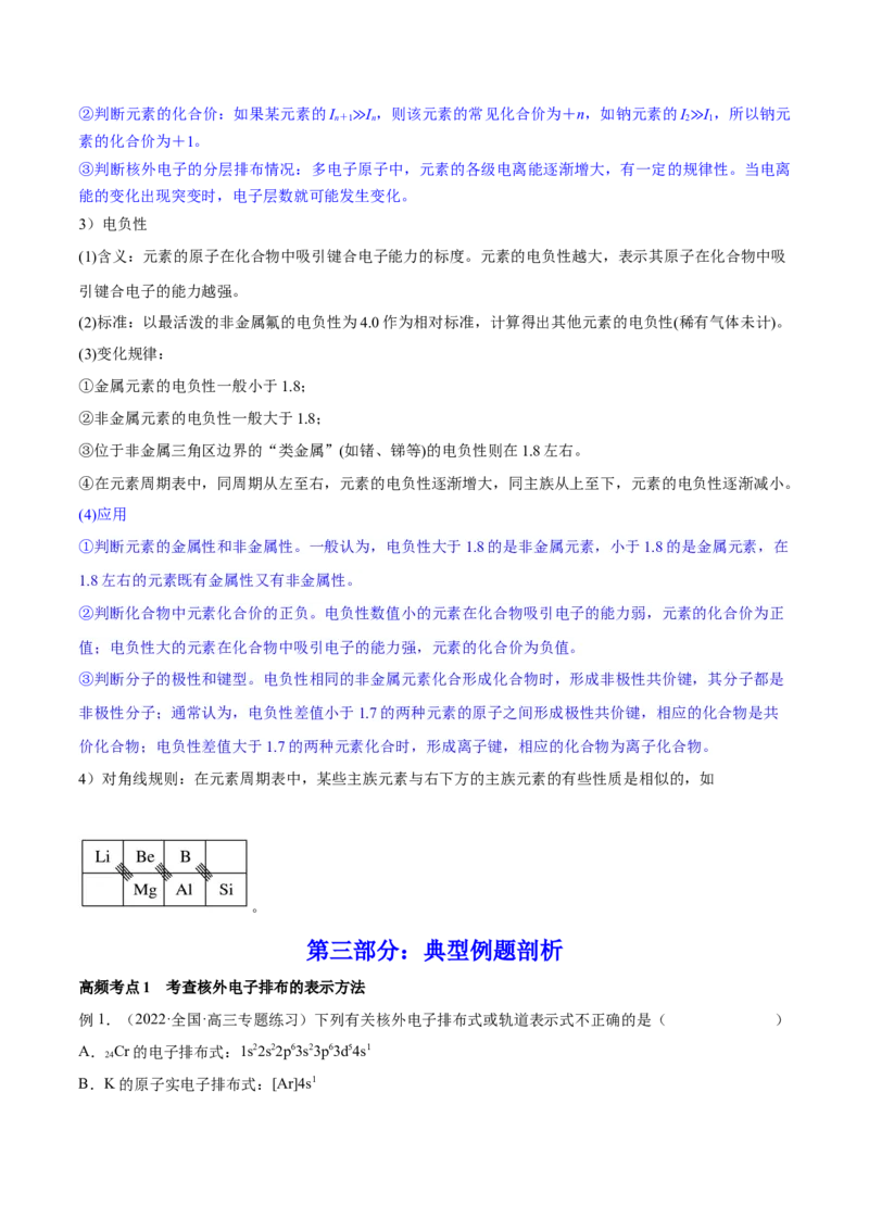 第36讲原子结构与性质（讲）-2023年高考化学一轮复习讲练测（全国通用）（解析版）_05高考化学_通用版（老高考）复习资料_2023年复习资料_一轮复习