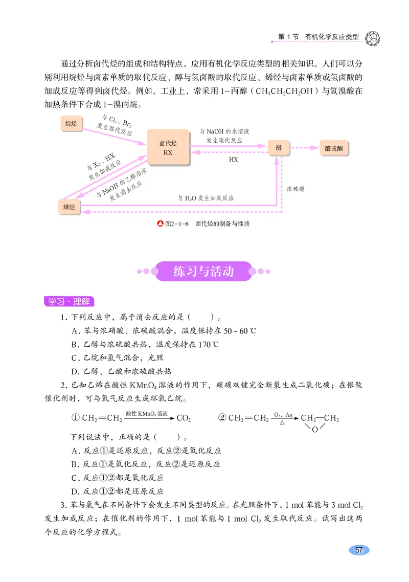 普通高中教科书&middot;化学选择性必修3有机化学基础_高中全套电子教材及答案。_01高中电子教材全套_化学_鲁科版_高中年级_选择性必修3有机化学基础