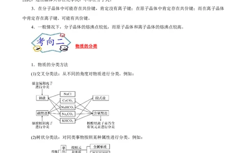 考点1物质的分类和转化（解析版）_05高考化学_通用版（老高考）复习资料_2023年复习资料_一轮复习_备战2023年高考化学一轮复习考点帮（全国通用）