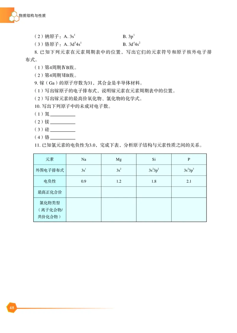 普通高中教科书&middot;化学选择性必修2物质结构与性质_高中全套电子教材及答案。_01高中电子教材全套_化学_苏教版_高中年级_选择性必修2物质结构与性质