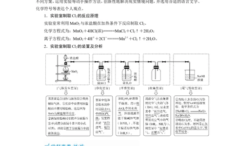 第3讲氯气的制备及综合实验（教案）_05高考化学_新高考复习资料_2022年新高考资料_2022届一轮复习讲练结合_第四章非金属及其化合物_第3讲氯气的制备及综合实验