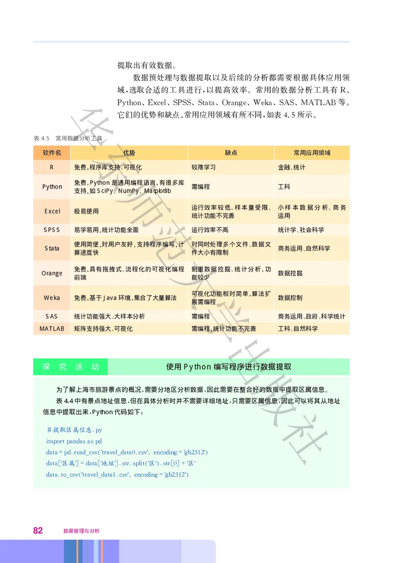 普通高中教科书&middot;信息技术选择性必修3数据管理与分析_高中全套电子教材及答案。_01高中电子教材全套_信息技术_华东师大版_高中年级_选择性必修3数据管理与分析