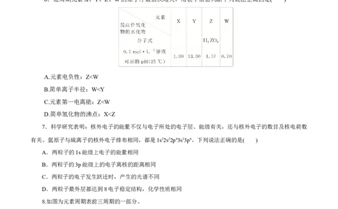 第29讲原子结构与性质（练）-2023年高考化学一轮复习讲练测（新教材新高考）（原卷版）_05高考化学_新高考复习资料_2023年新高考资料_一轮复习