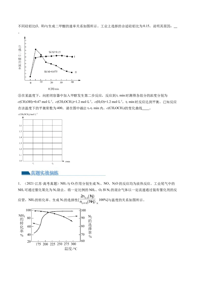 第27讲化学反应速率、平衡图像（练习）（原卷版）_05高考化学_2024年新高考资料_1.2024一轮复习_2024年高考化学一轮复习讲练测（新教材新高考）_第27讲化学反应速率、平衡图像（练习）