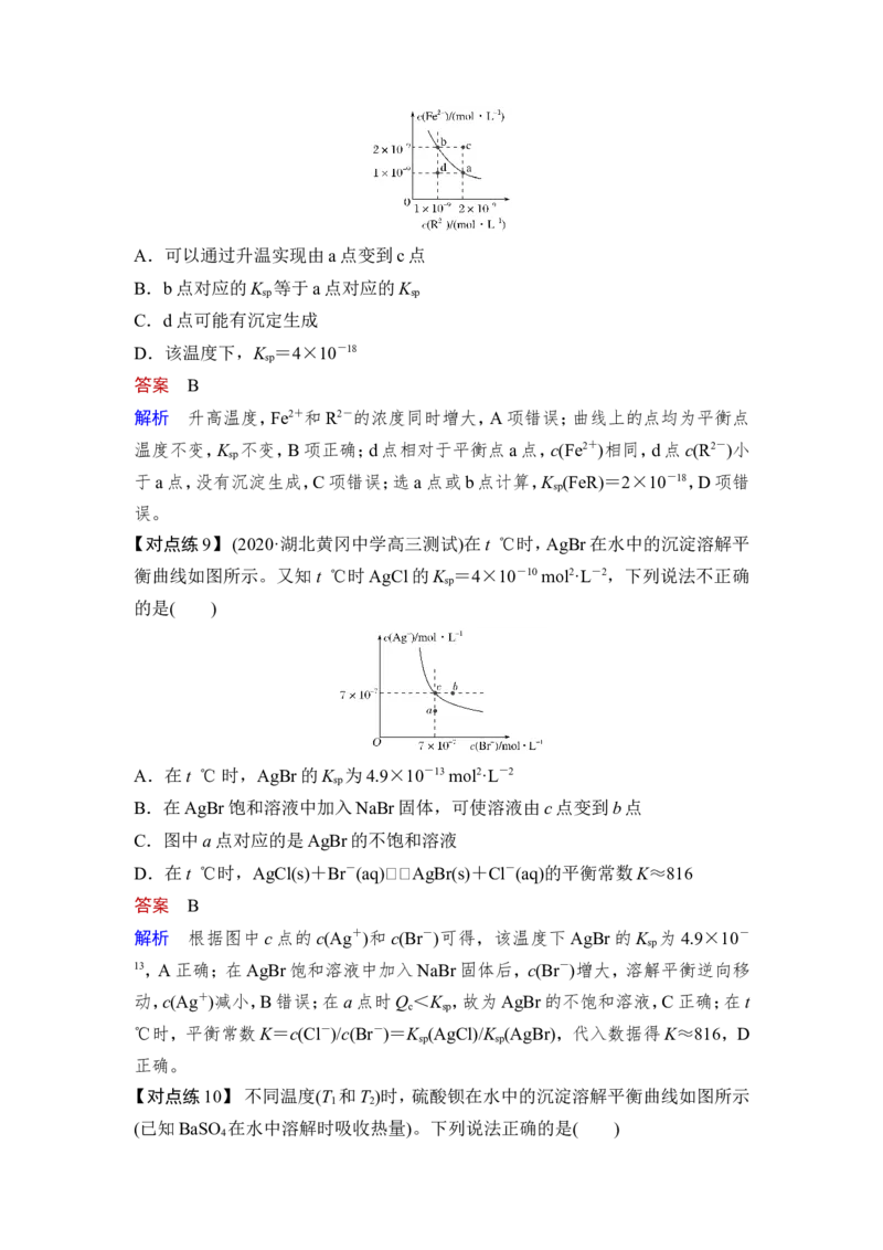 第4讲　沉淀溶解平衡_05高考化学_新高考复习资料_2023年新高考资料_一轮复习_2023年新高考大一轮复习讲义_2023年高考化学一轮复习讲义（新高考）_赠补充习题
