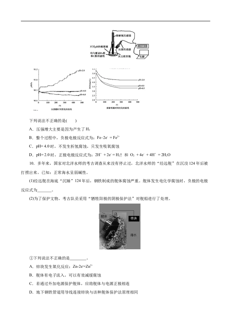 考点20金属的腐蚀与防护（原卷版）_05高考化学_通用版（老高考）复习资料_2023年复习资料_一轮复习_备战2023年高考化学一轮复习考点帮（全国通用）
