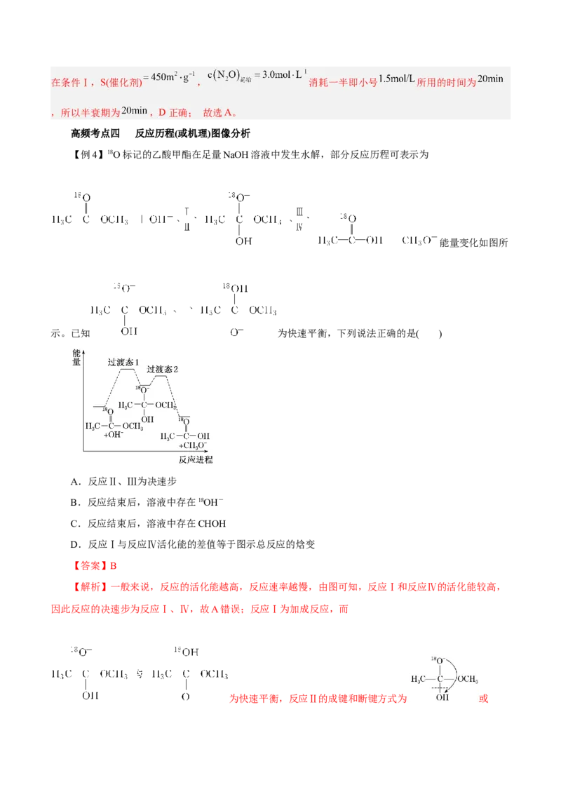 第18讲化学反应速率（讲）-2024年高考化学大一轮复习精讲精练+专题讲座（解析版）_05高考化学_2024年新高考资料_1.2024一轮复习_2024年高考化学大一轮复习精讲精练+专题讲座