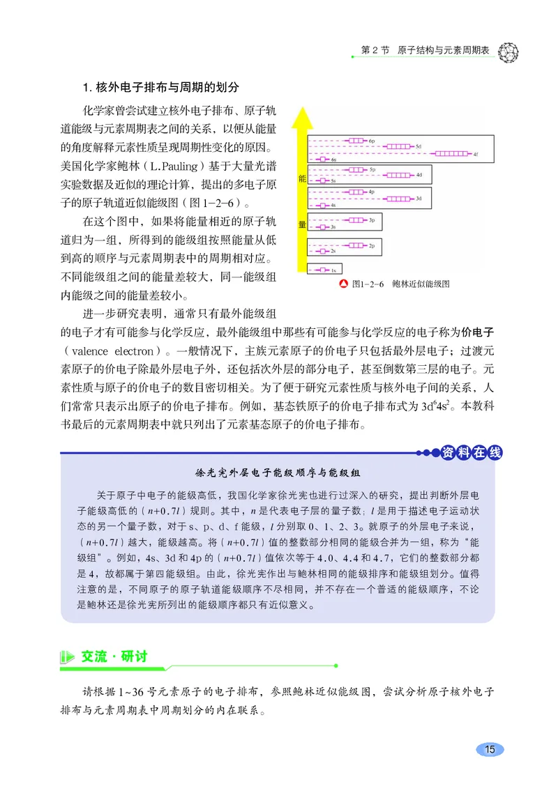 普通高中教科书&middot;化学选择性必修2物质结构与性质_高中全套电子教材及答案。_01高中电子教材全套_化学_鲁科版_高中年级_选择性必修2物质结构与性质