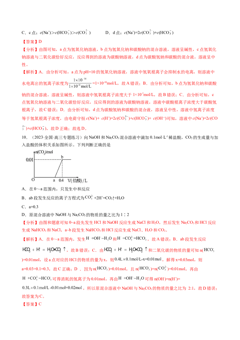 第15讲碳、硅及无机非金属材料（练习）（解析版）_05高考化学_2024年新高考资料_1.2024一轮复习_2024年高考化学一轮复习讲练测（新教材新高考）