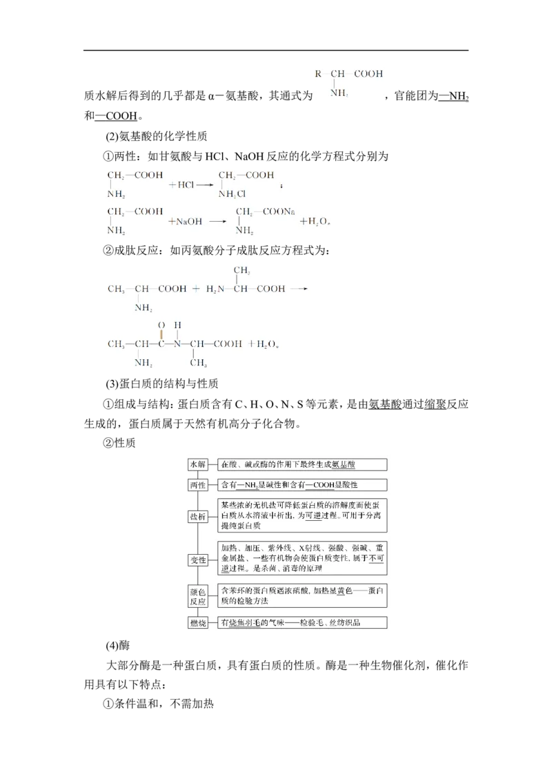 第4讲　生物大分子　合成高分子_05高考化学_通用版（老高考）复习资料_2023年复习资料_一轮复习_2023年高考化学一轮复习讲义+课件（全国版）_2023年高考化学一轮复习讲义（全国版）