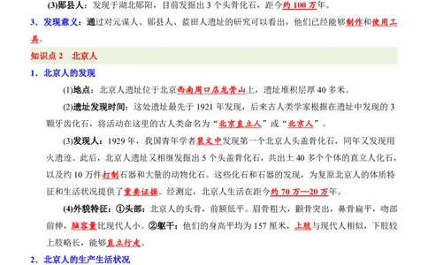 24新教材人教版七上历史知识点清单_24秋《初中各科知识点梳理》_2024秋《名师总结》知识点789年级全科_24秋《名师总结》知识点七年级全科
