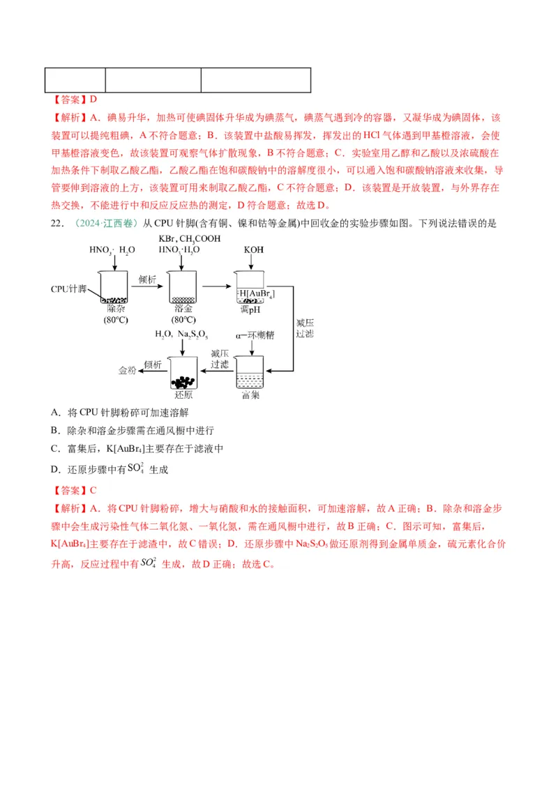 题型02化学实验基础-2025年高考化学二轮热点题型归纳与变式演练（新高考通用）（解析版）_05高考化学_2025年新高考资料_二轮复习