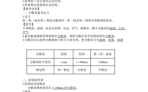 2.分散系及物质转化_新人教版高中化学必修一、二_新人教版高中化学必修上册_微课高一化学必修1（视频课）_必修一讲义（2019人教版）_第一章物质及其变化[8节]