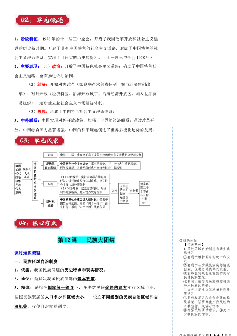 册期末复习提纲（超实用）-（统编版）_新八下历史_00、更新资料3月23日_第二套(4)_期末专项复习-U269_2025版