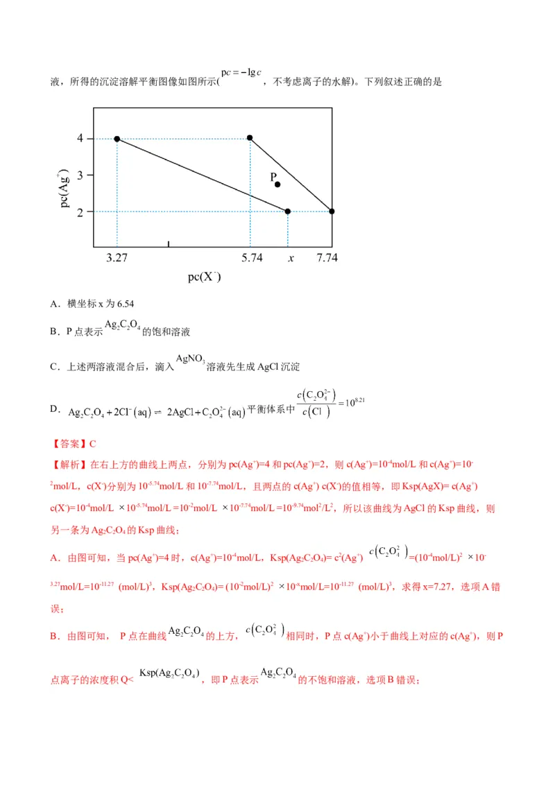 解密08水溶液中的离子平衡（讲义）-高频考点解密2022年高考化学二轮复习讲义+分层训练（全国通用）（解析版）_05高考化学_通用版（老高考）复习资料_2023年复习资料_二轮复习