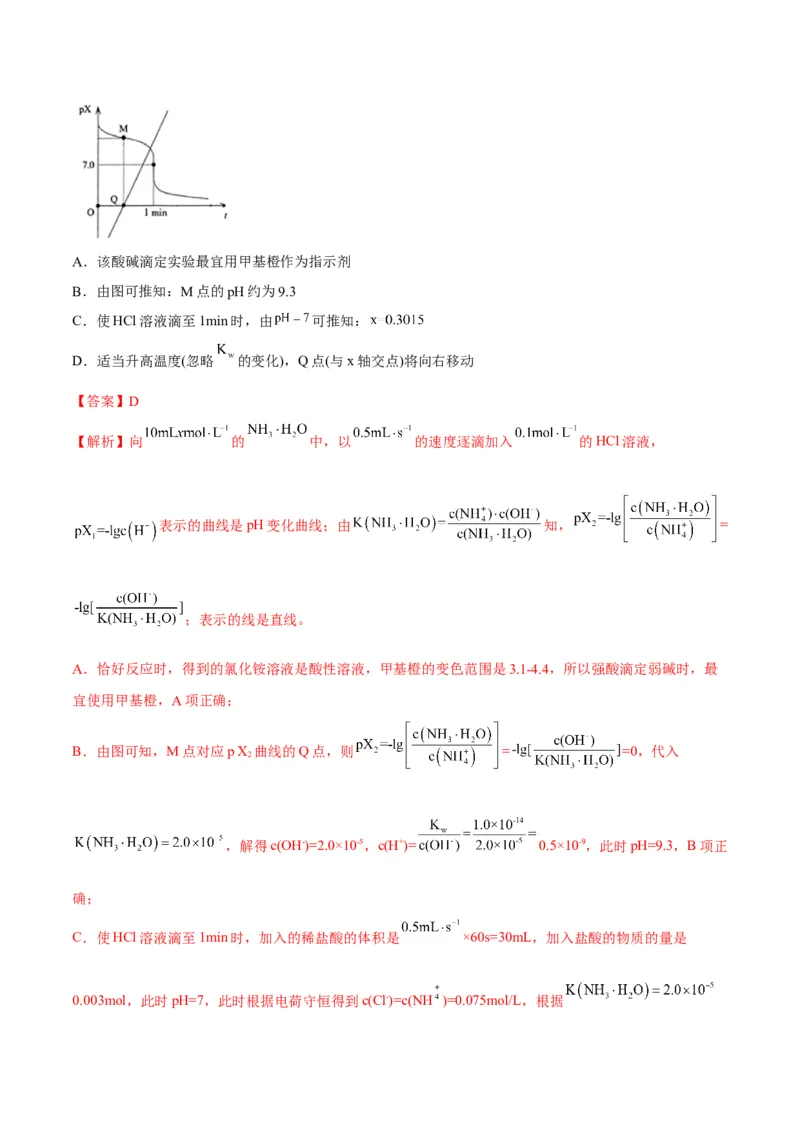 解密08水溶液中的离子平衡（讲义）-高频考点解密2022年高考化学二轮复习讲义+分层训练（全国通用）（解析版）_05高考化学_通用版（老高考）复习资料_2023年复习资料_二轮复习