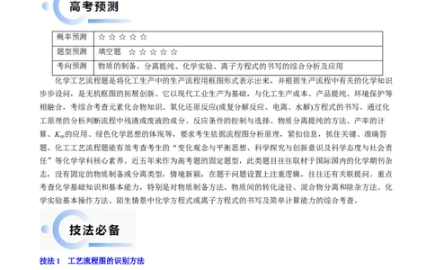 通关11工艺流程综合（解析版）-备战2024年高考化学抢分秘籍（新高考专用）_05高考化学_2024年新高考资料_5.2024三轮冲刺_备战2024年高考化学抢分秘籍（新高考专用）322209527