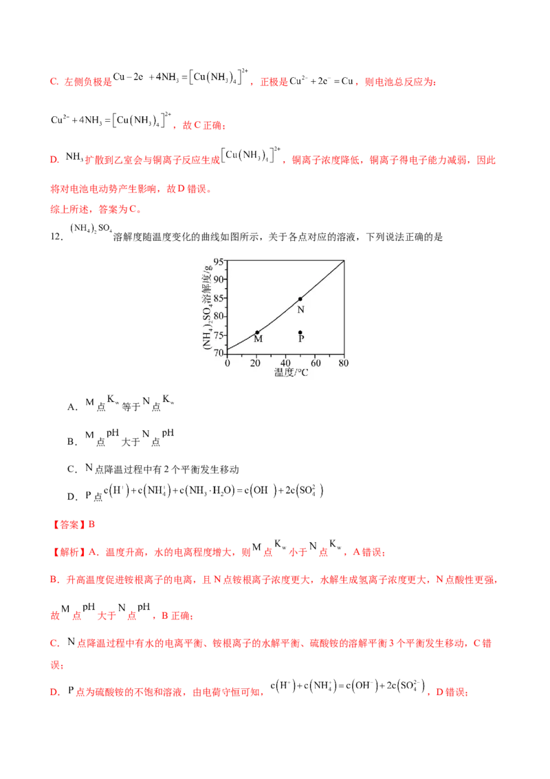 黄金卷04-赢在高考&middot;黄金8卷备战2024年高考化学模拟卷（湖南专用）（解析版）_05高考化学_2024年新高考资料_4.2024高考模拟预测试卷