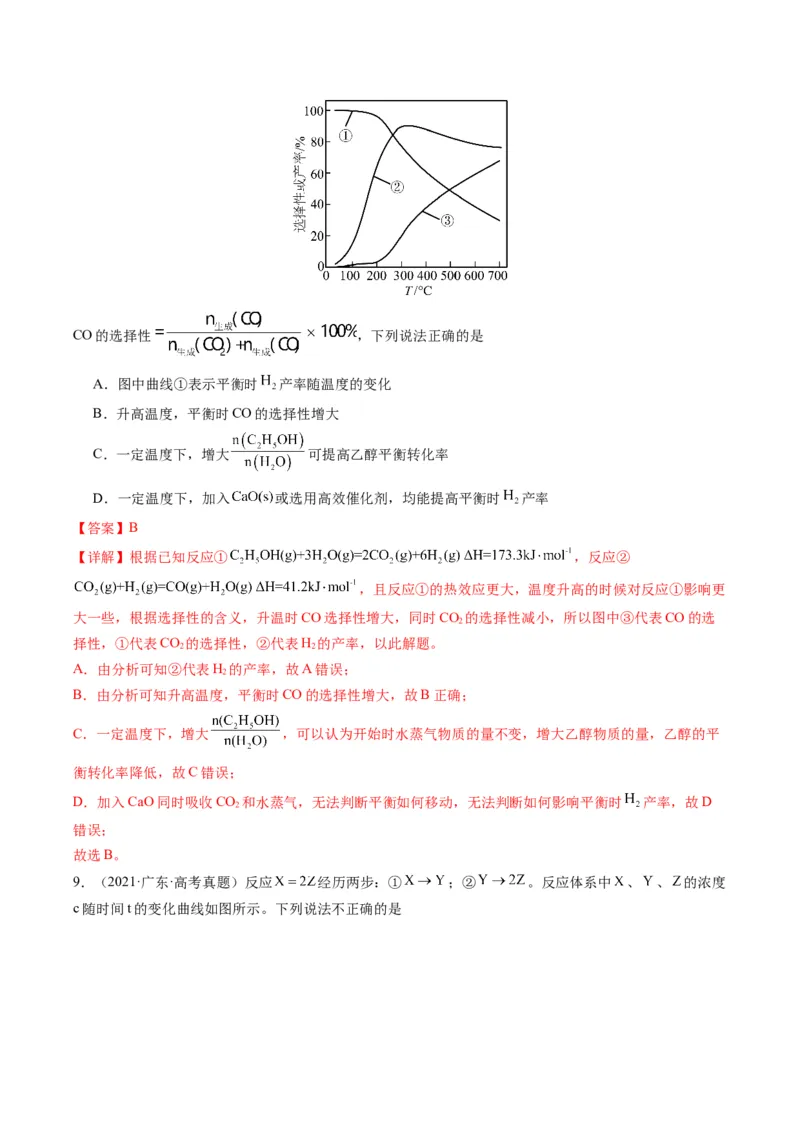重难点11化学反应速率与化学平衡-2024年高考化学热点&middot;重点&middot;难点专练（新高考专用）（解析版）_05高考化学_2024年新高考资料_3.2024专项复习
