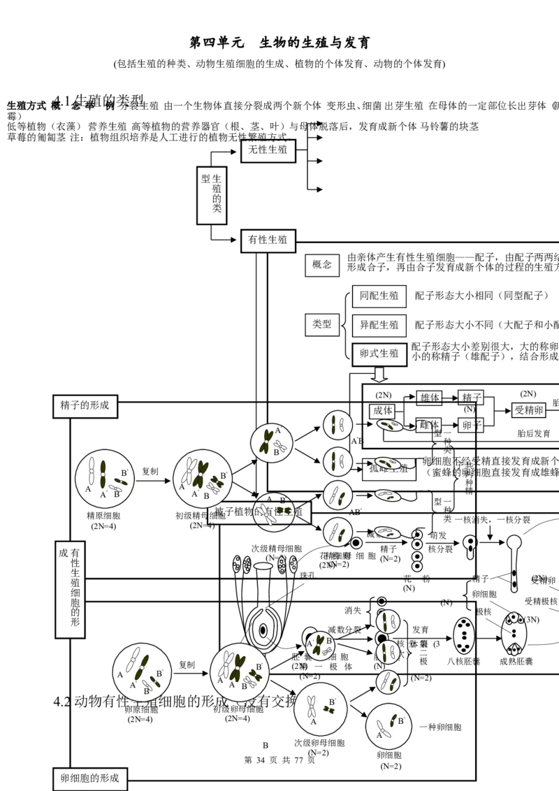 （超详）高中生物知识点归纳汇总_小初高知识点归纳汇总