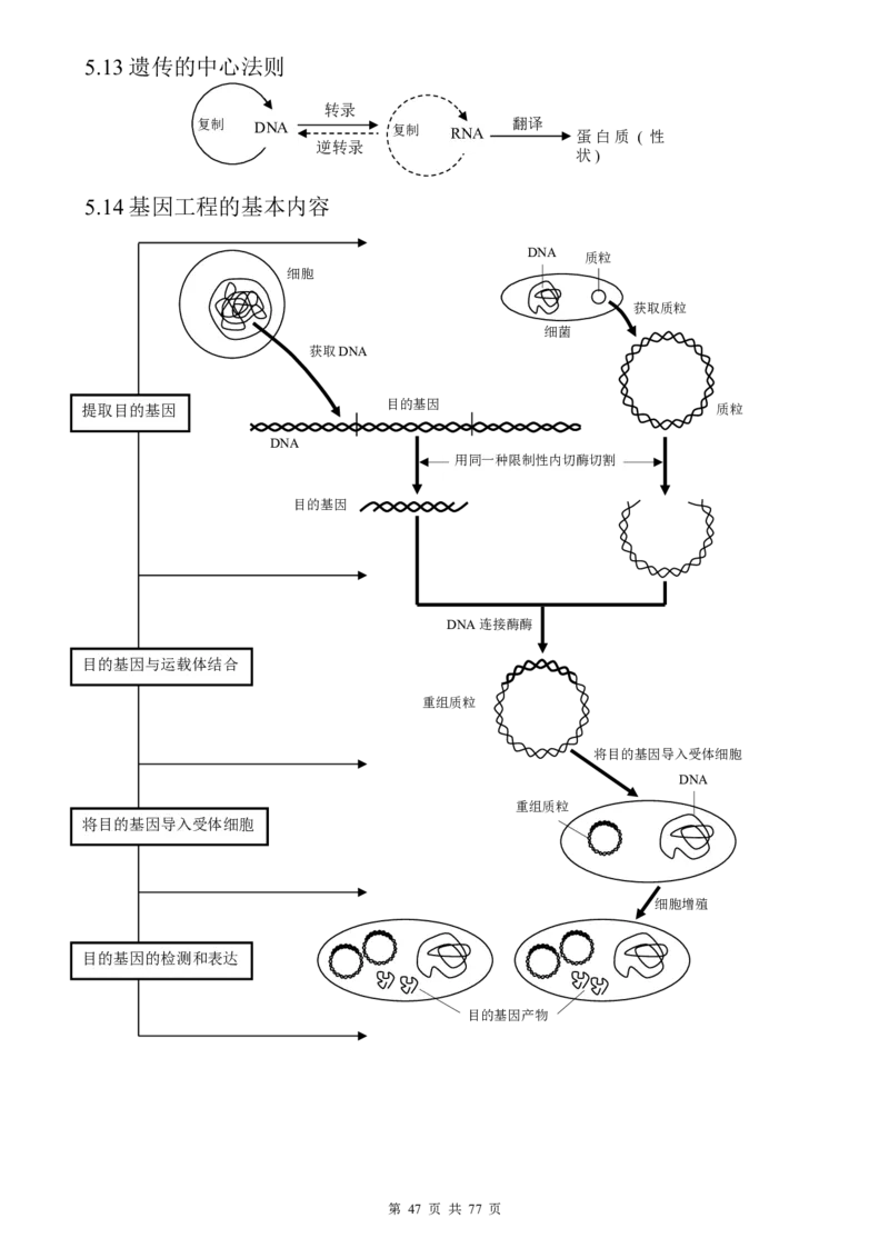 （超详）高中生物知识点归纳汇总_小初高知识点归纳汇总
