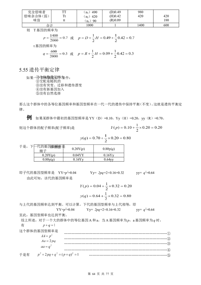 （超详）高中生物知识点归纳汇总_小初高知识点归纳汇总