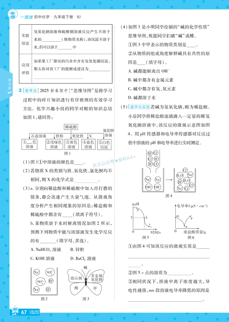 2026《初中化学&bull;一遍过》9年级下册(人教)_2026春《初中一遍过》系列_2026《天星教育&bull;一遍过》（9年级下册）（化学）（RJ）