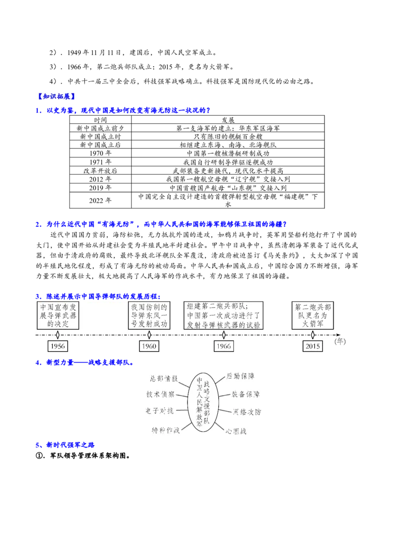 第五单元国防建设与外交成就（单元背记与考点突破）-（统编版）_新八下历史_00、更新资料3月23日_第二套(4)_大单元教学课件+教学设计-U40_第五单元国防建设与外交成就（15-17）