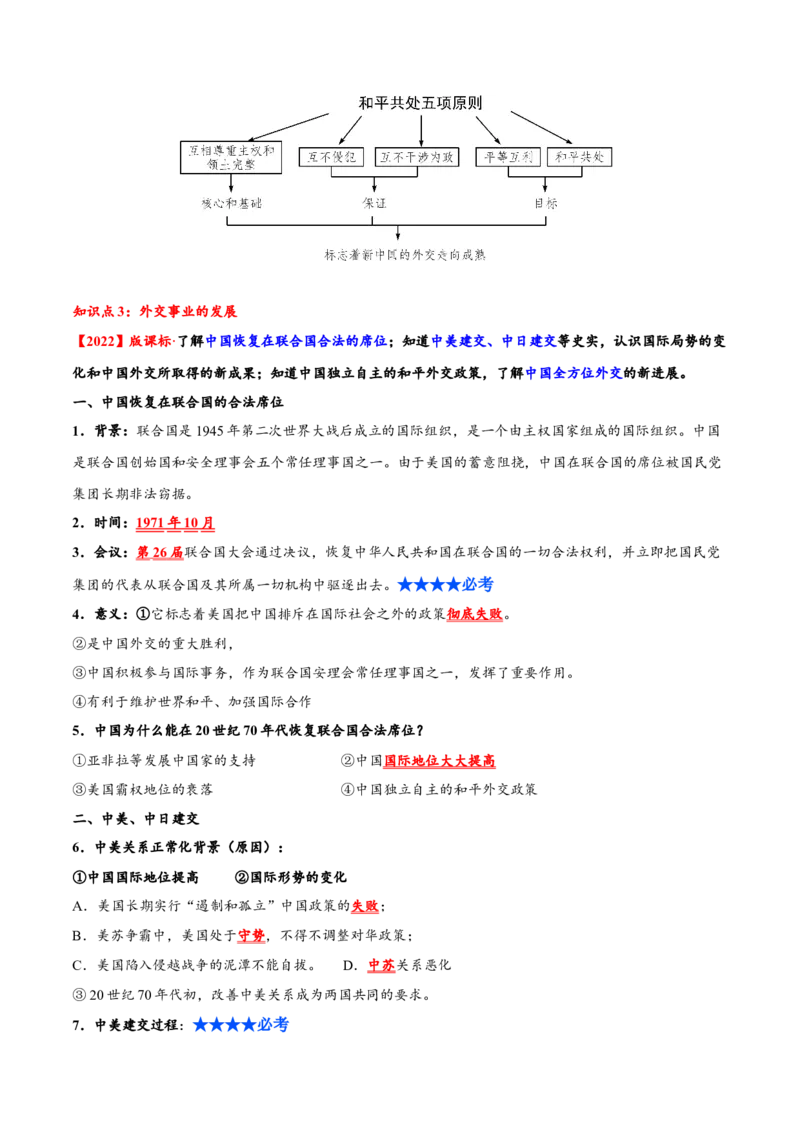 第五单元国防建设与外交成就（单元背记与考点突破）-（统编版）_新八下历史_00、更新资料3月23日_第二套(4)_大单元教学课件+教学设计-U40_第五单元国防建设与外交成就（15-17）