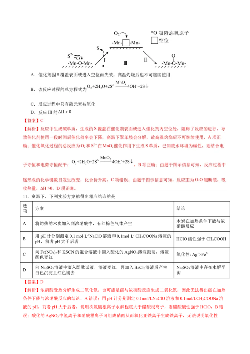 黄金卷01-赢在高考&middot;黄金8卷备战2024年高考化学模拟卷（江苏专用）（解析版）_05高考化学_2024年新高考资料_4.2024高考模拟预测试卷