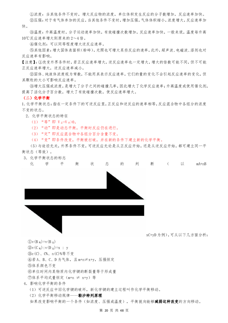 （超详）高中化学知识点归纳汇总_小初高知识点归纳汇总