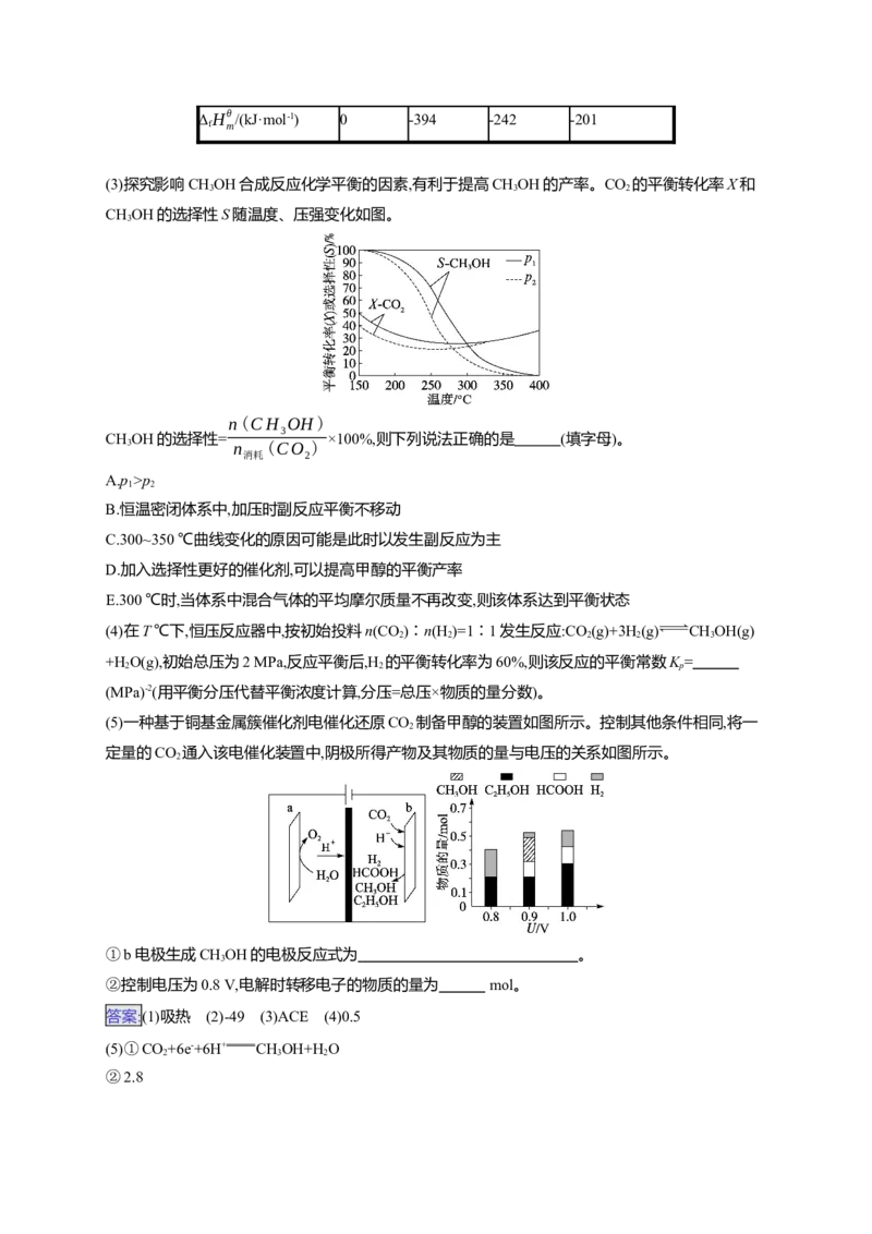 （通用版）备战2025年高考二轮复习化学大题突破练3　化学反应原理综合题(含解析)_05高考化学_2025年新高考资料_二轮复习_备战2025年高考化学二轮复习题型突破练习（含解析）