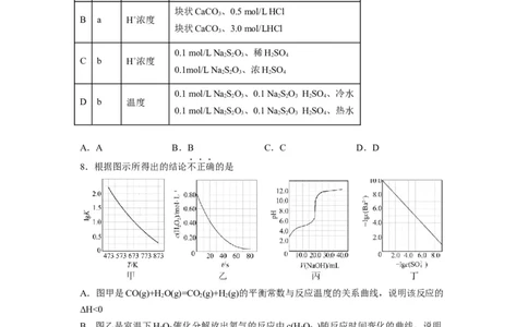 解密07化学反应速率与化学平衡（分层训练）（原卷版）_05高考化学_通用版（老高考）复习资料_2023年复习资料_二轮复习