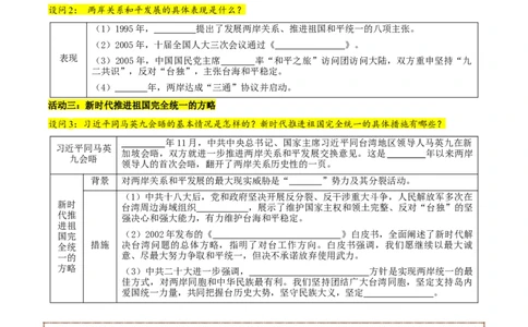 第14课海峡两岸的交往（教师版）_新八下历史_00、更新资料3月23日_第二套(4)_同步讲义-U15_2025版