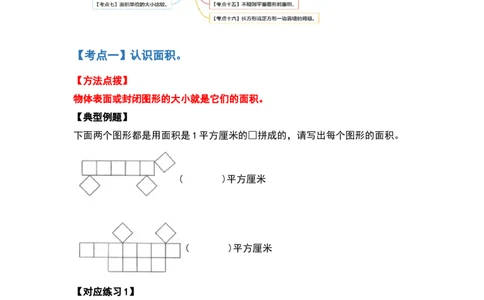 三年级数学下册典型例题系列之第五单元面积（原卷版）人教版_26春人教版数学三下_19、赠送其它资料_新建文件夹_三年级数学下册（人教版）_专项练习