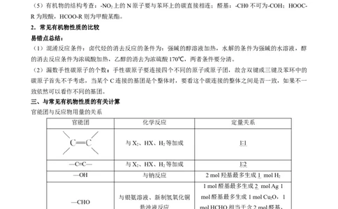 重难点06有机化学基础(选择题部分-（解析版）_05高考化学_2024年新高考资料_3.2024专项复习_2024年高考化学热点&middot;重点&middot;难点专练（江苏专用）