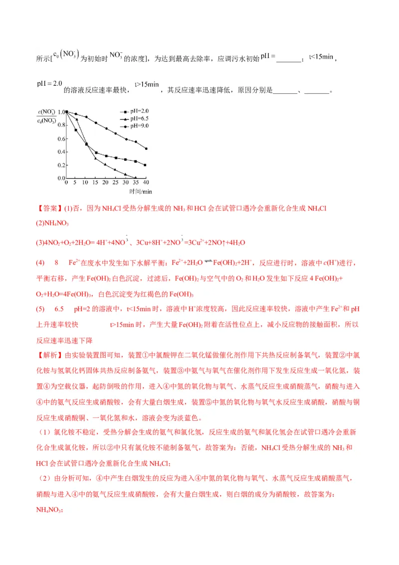 解密15实验方案的设计与评价（讲义）-高频考点解密2022年高考化学二轮复习讲义+分层训练（全国通用）（解析版）_05高考化学_通用版（老高考）复习资料_2023年复习资料_二轮复习