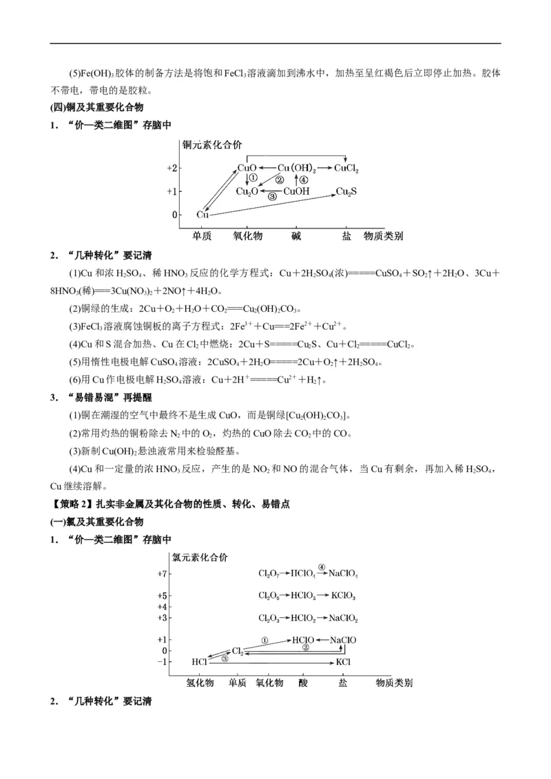 重难点06常见无机物的性质、用途与转化-2024年高考化学热点&middot;重点&middot;难点专练（新高考专用）（原卷版）_05高考化学_新高考复习资料_2024年新高考资料_❤专项复习资料