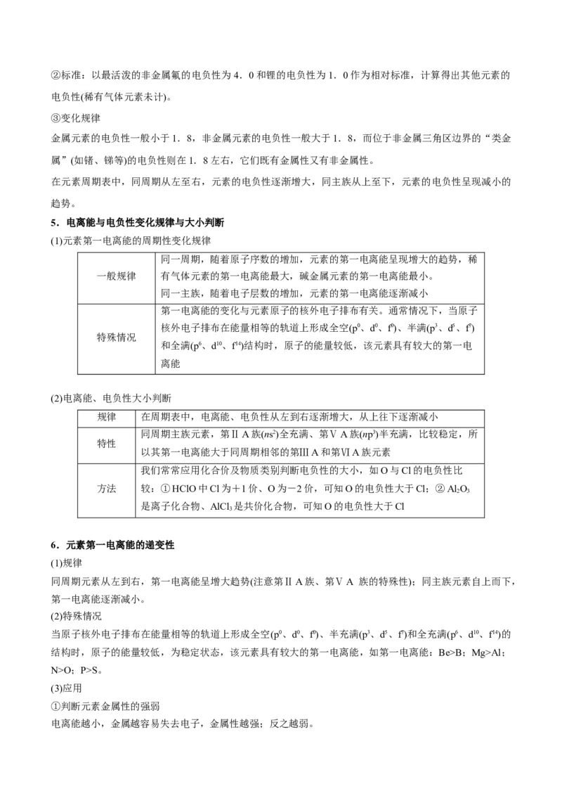 解密18物质结构与性质（讲义）-高频考点解密2022年高考化学二轮复习讲义+分层训练（全国通用）（解析版）_05高考化学_通用版（老高考）复习资料_2023年复习资料_二轮复习
