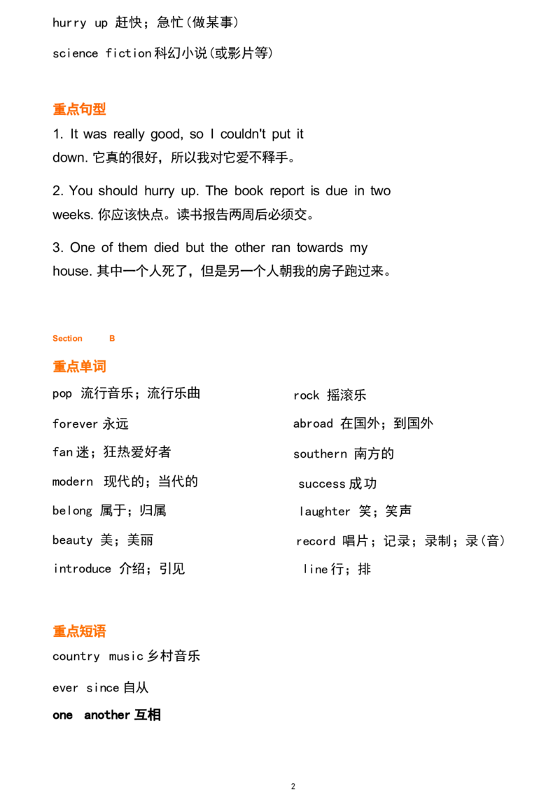 1_24秋《初中各科知识点梳理》_初中英语《知识梳理》7-9年级上下册_重点知识_人教版初中英语_下册_八下_unit8