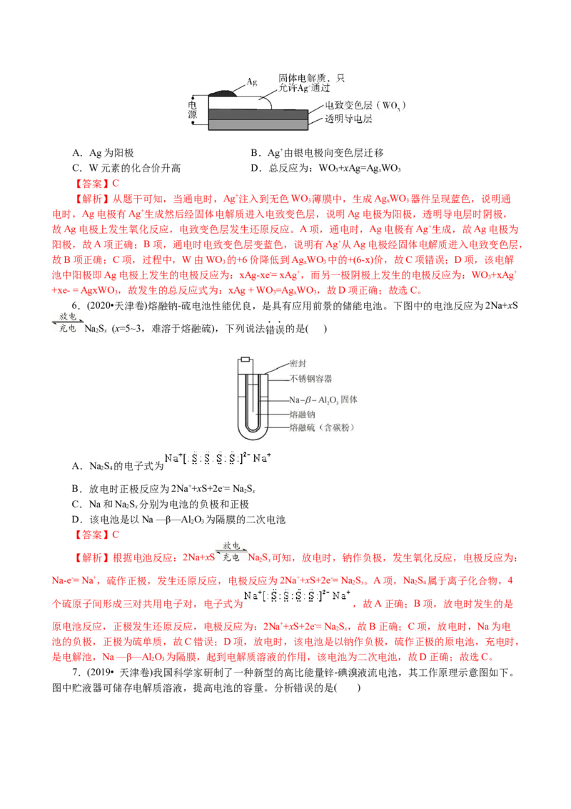 解密08化学反应与能量(讲义)-高频考点解密2021年高考化学二轮复习讲义+分层训练_05高考化学_新高考复习资料_2021新高考资料