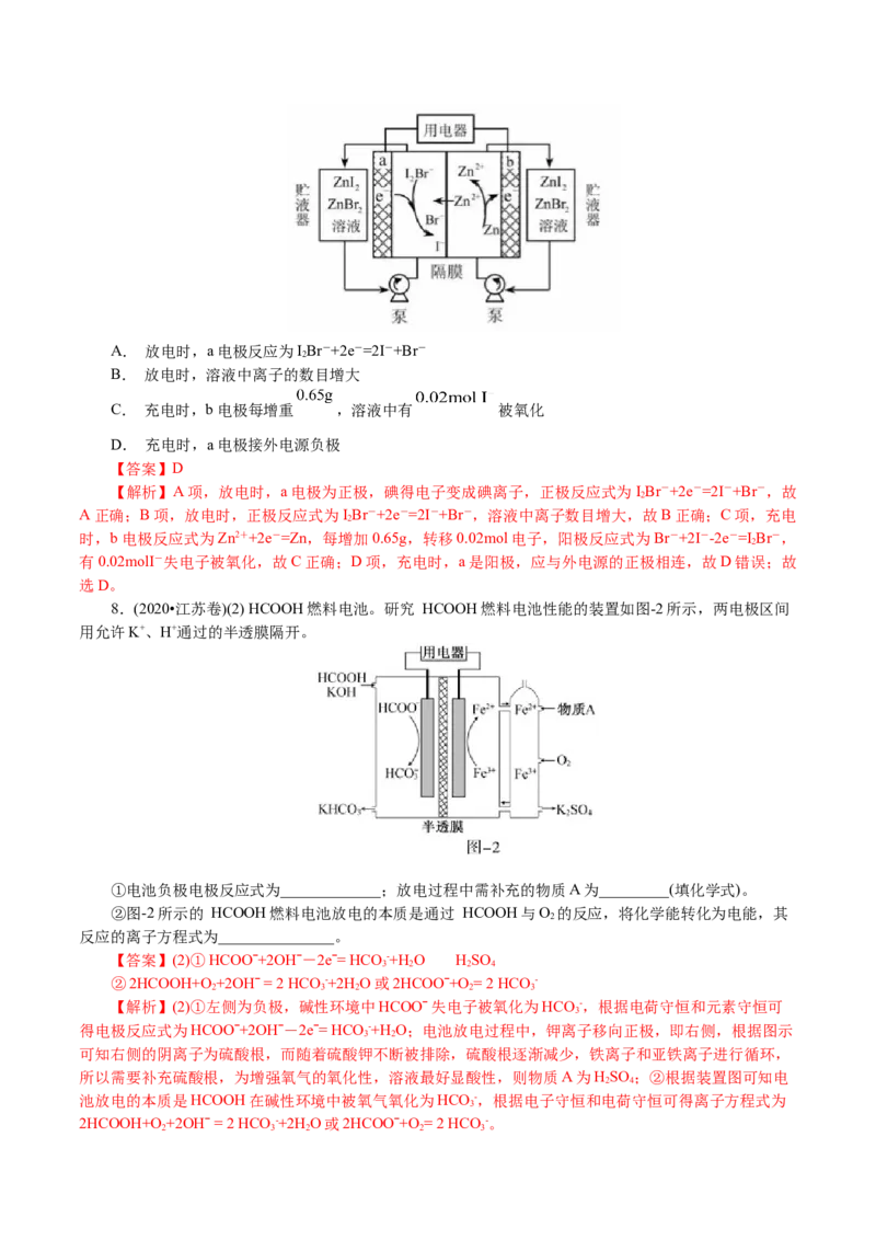 解密08化学反应与能量(讲义)-高频考点解密2021年高考化学二轮复习讲义+分层训练_05高考化学_新高考复习资料_2021新高考资料