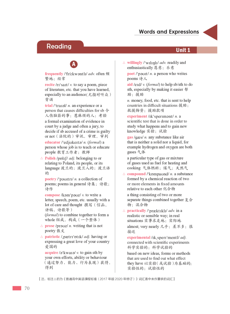 普通高中教科书&middot;英语选择性必修第一册_高中全套电子教材及答案。_01高中电子教材全套_英语_沪外教版_高中年级_选择性必修第一册