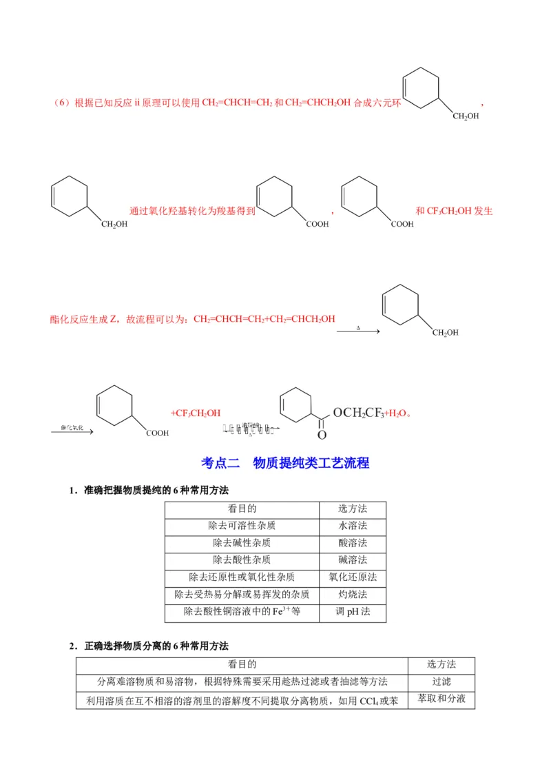 解密12化学工艺流程（讲义）-高频考点解密2022年高考化学二轮复习讲义+分层训练（全国通用）（解析版）_05高考化学_通用版（老高考）复习资料_2023年复习资料_二轮复习