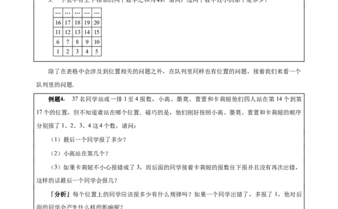三年级（下）第17讲找位置_26春人教版数学三下_19、赠送其它资料_新建文件夹_三年级数学下册（人教版）_奥数经典题库-T15