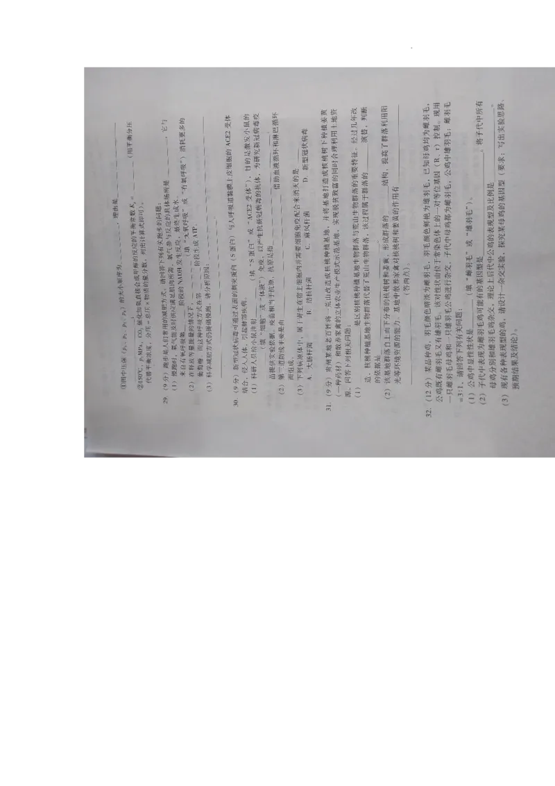 贵州省凯里市第一中学2022-2023学年高三下学期高考模拟考试（黄金Ⅰ卷）理综试题_05高考化学_高考模拟题_新高考