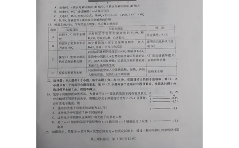 贵州省凯里市第一中学2022-2023学年高三下学期高考模拟考试（黄金Ⅰ卷）理综试题_05高考化学_高考模拟题_新高考
